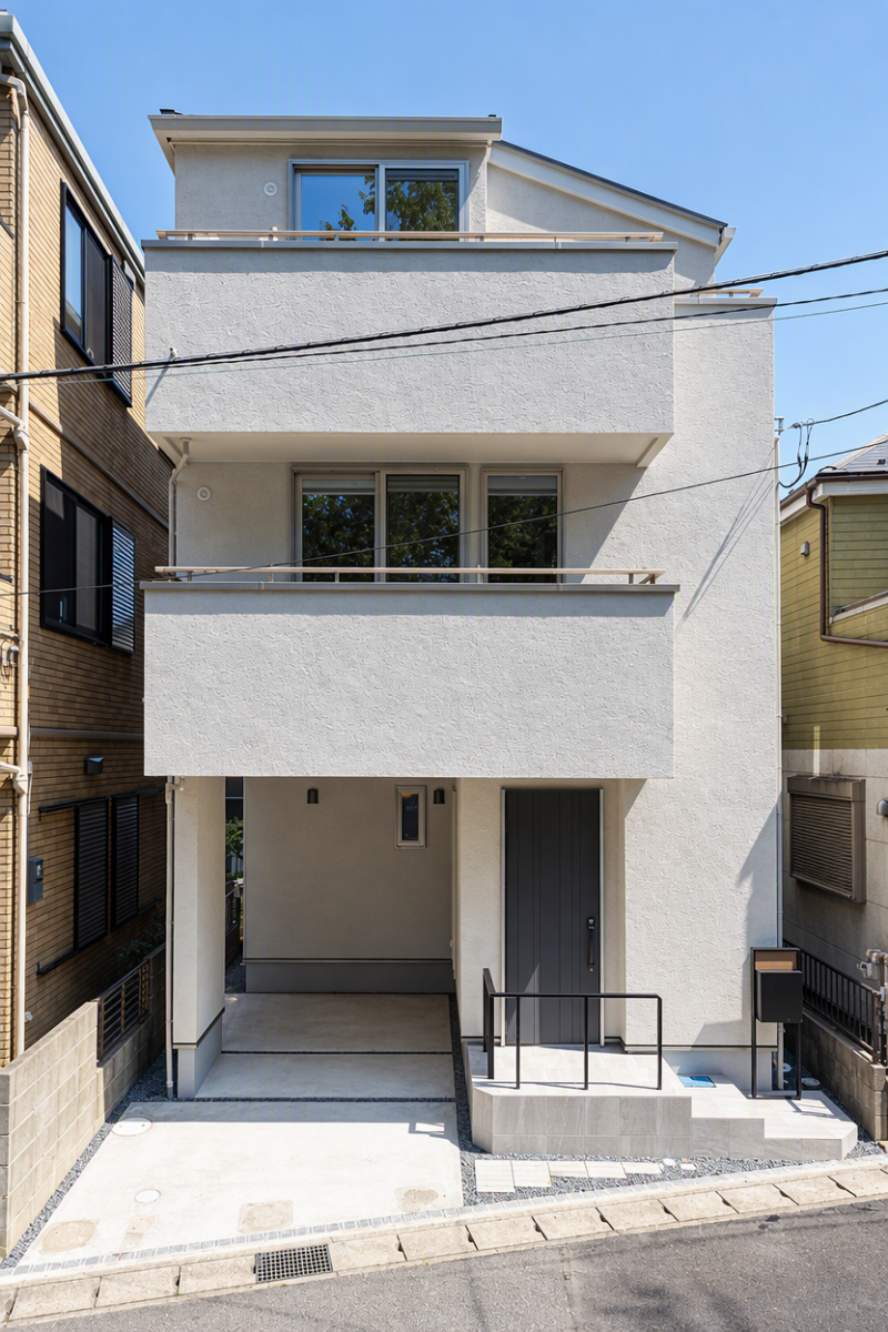 我孫子3丁目3階建ての家